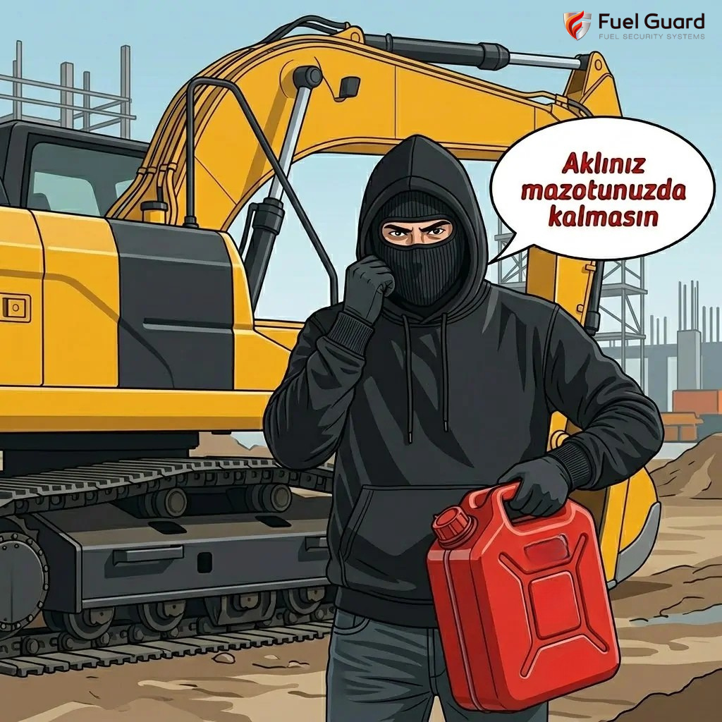 FuelGuard İş Makinelerinde Mazot Depoları Hırsızlık Riskine Açık Olabilir